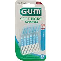 GUM - Pack Cepillos Interdentales Soft Picks Advanced Small Gum- 30 piezas